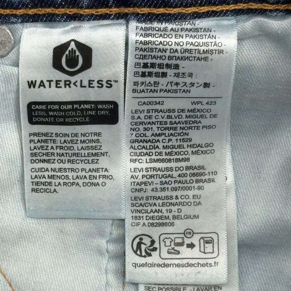 Levi's 511 Slim Fit Jeans Men's34X32 Light Was Blue NWT Reclaimed Sustainable‎